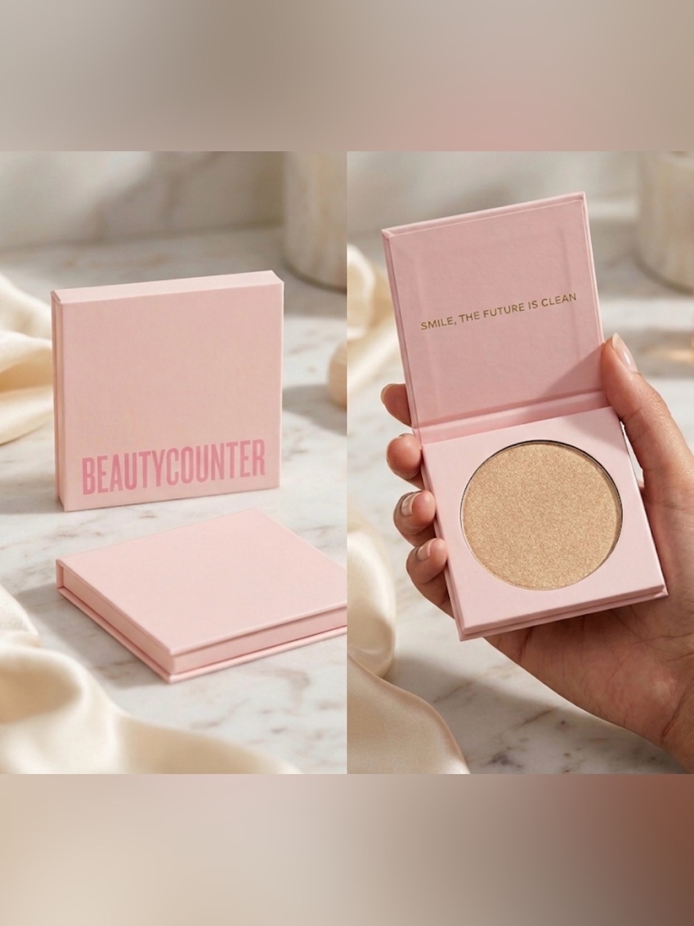 beautycounter Pink Compact Highlighter